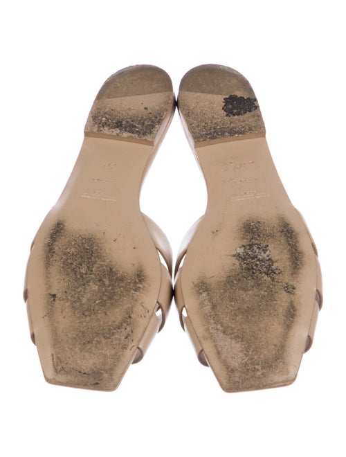 Saint Laurent Leather Slides