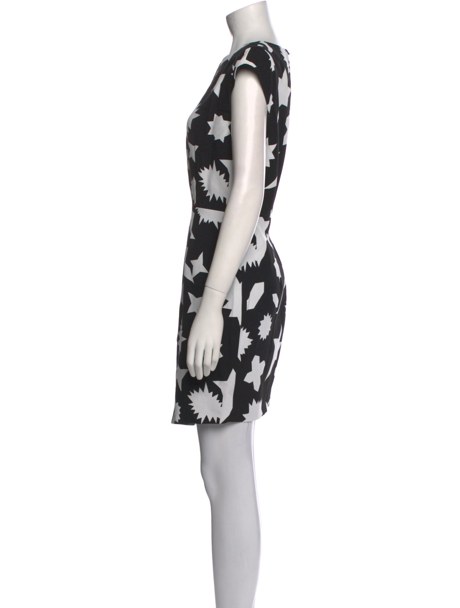 Saint Laurent Printed Knee-Length Dress