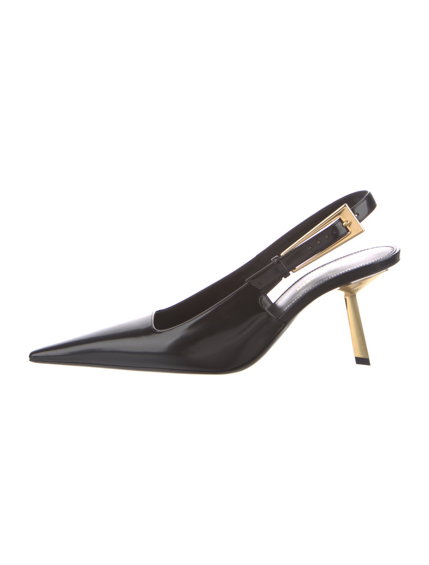 Saint Laurent Patent Leather Slingback Pumps w/ Tags