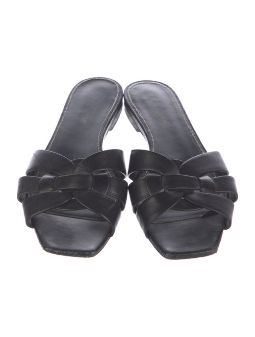 Saint Laurent Leather Slides