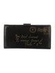 Yves Saint Laurent Patent Leather Continental Wallet