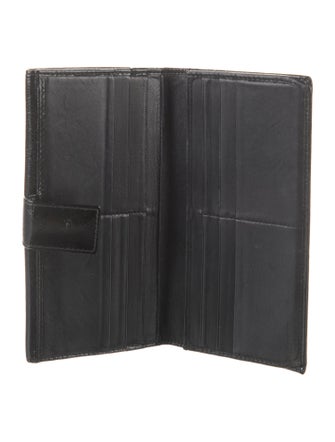 Yves Saint Laurent Patent Leather Continental Wallet