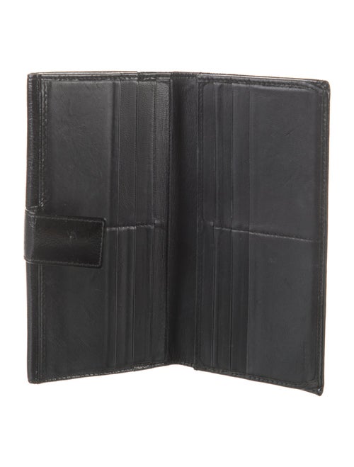 Yves Saint Laurent Patent Leather Continental Wallet