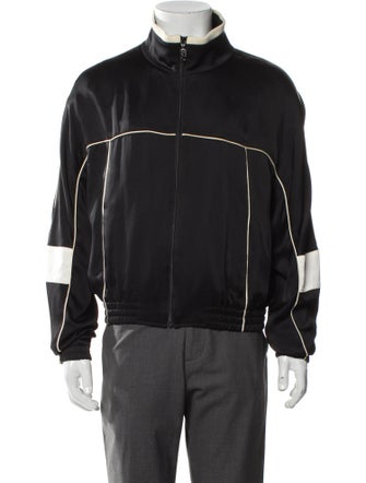 Saint Laurent 2024 Signature Logo Windbreaker