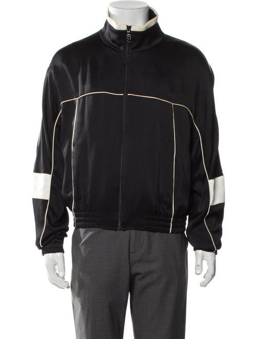 Saint Laurent 2024 Signature Logo Windbreaker