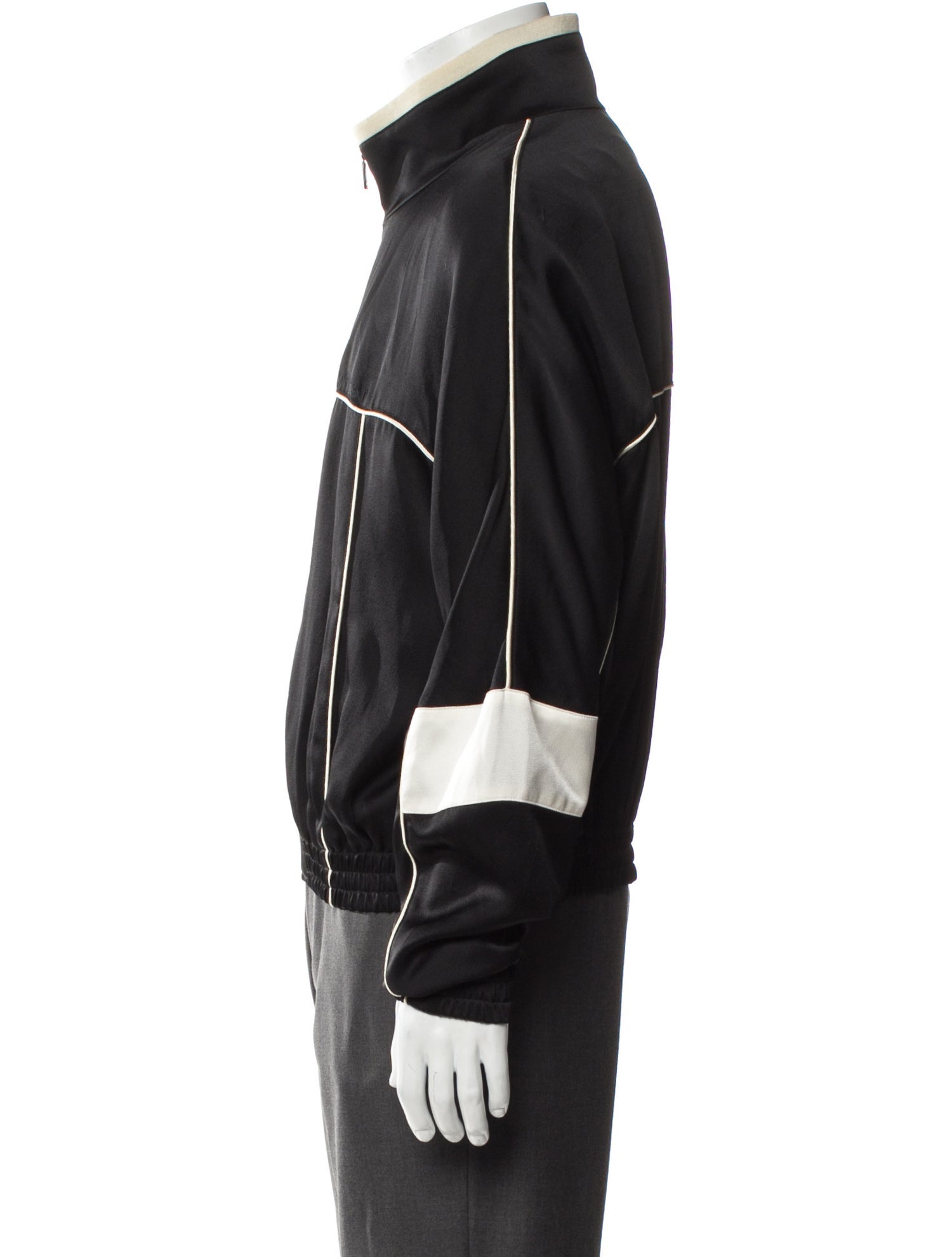 Saint Laurent 2024 Signature Logo Windbreaker