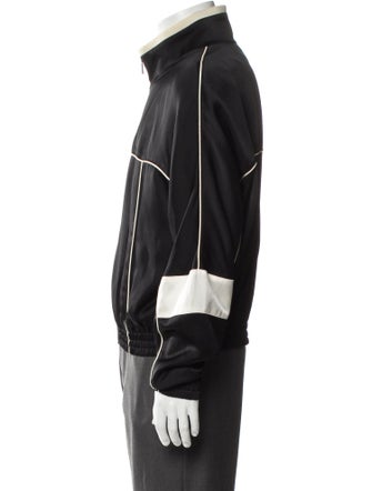 Saint Laurent 2024 Signature Logo Windbreaker