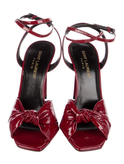Saint Laurent Patent Leather Sandals