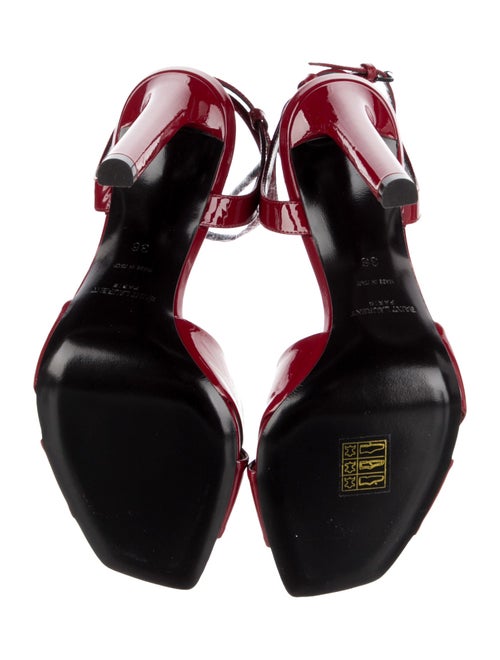 Saint Laurent Patent Leather Sandals
