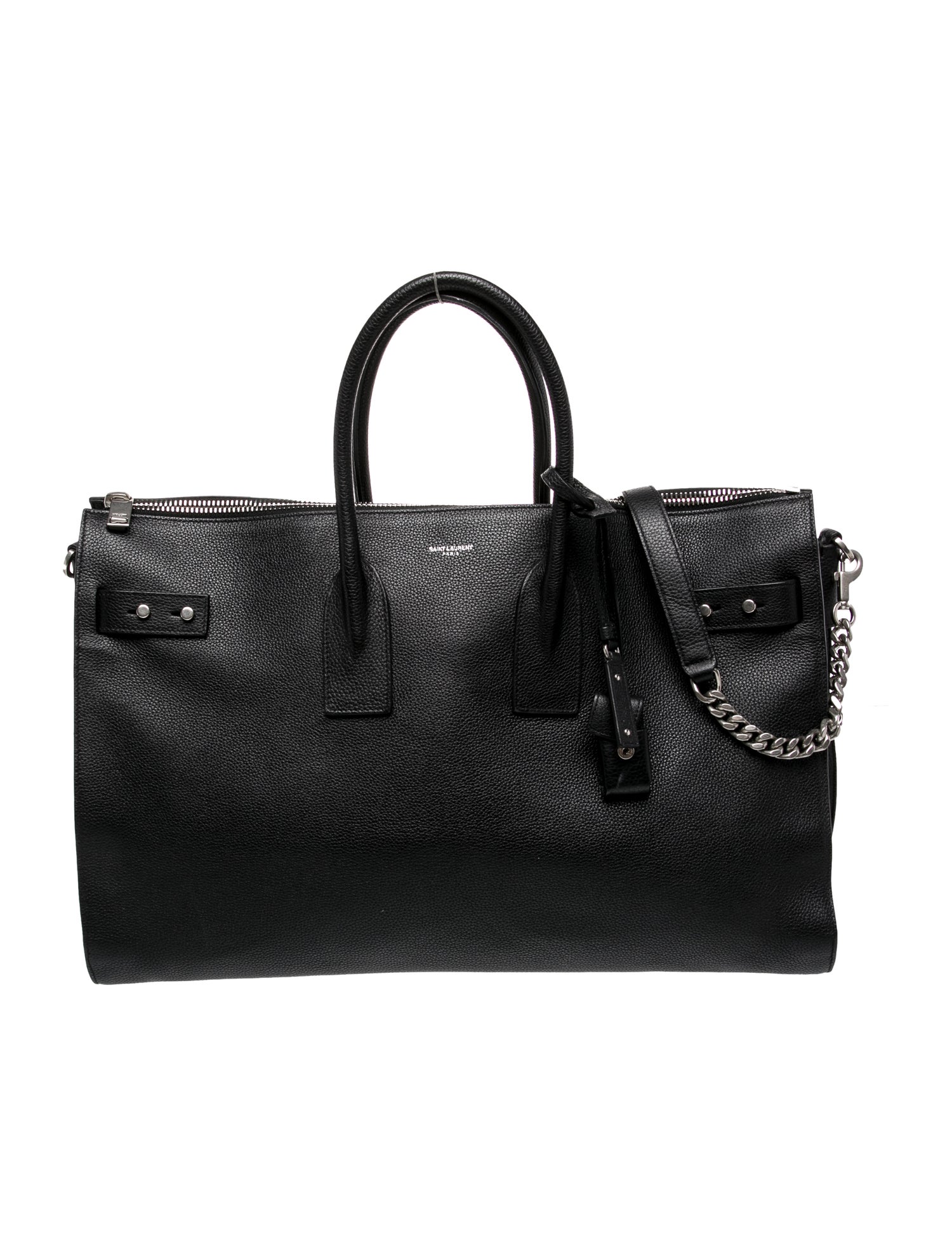 Saint Laurent Leather Sac De Jour