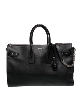 Saint Laurent Leather Sac De Jour