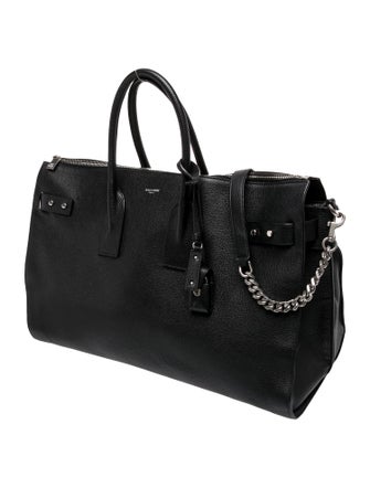 Saint Laurent Leather Sac De Jour
