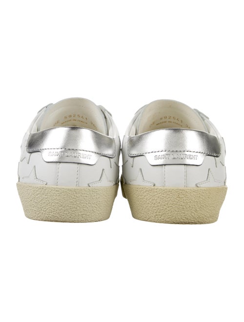 Saint Laurent Leather Printed Sneakers