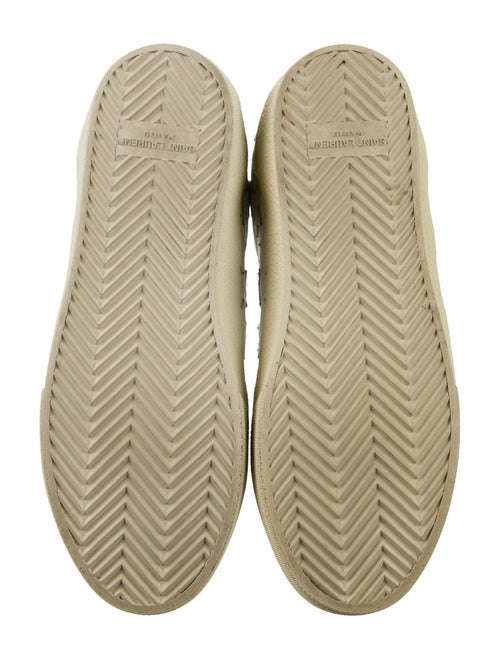 Saint Laurent Leather Printed Sneakers