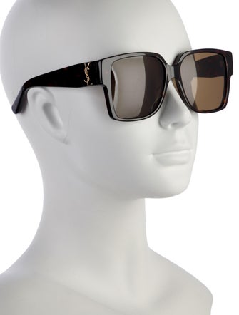 Saint Laurent Square Tinted Sunglasses