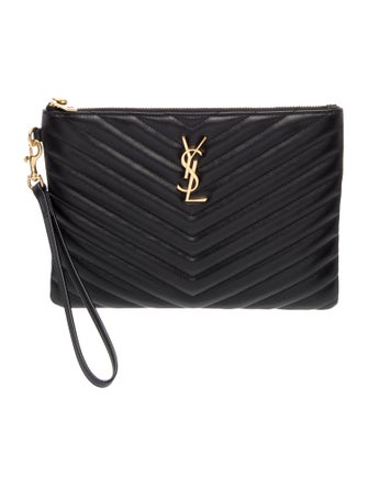 Saint Laurent Leather Cassandre 2024
