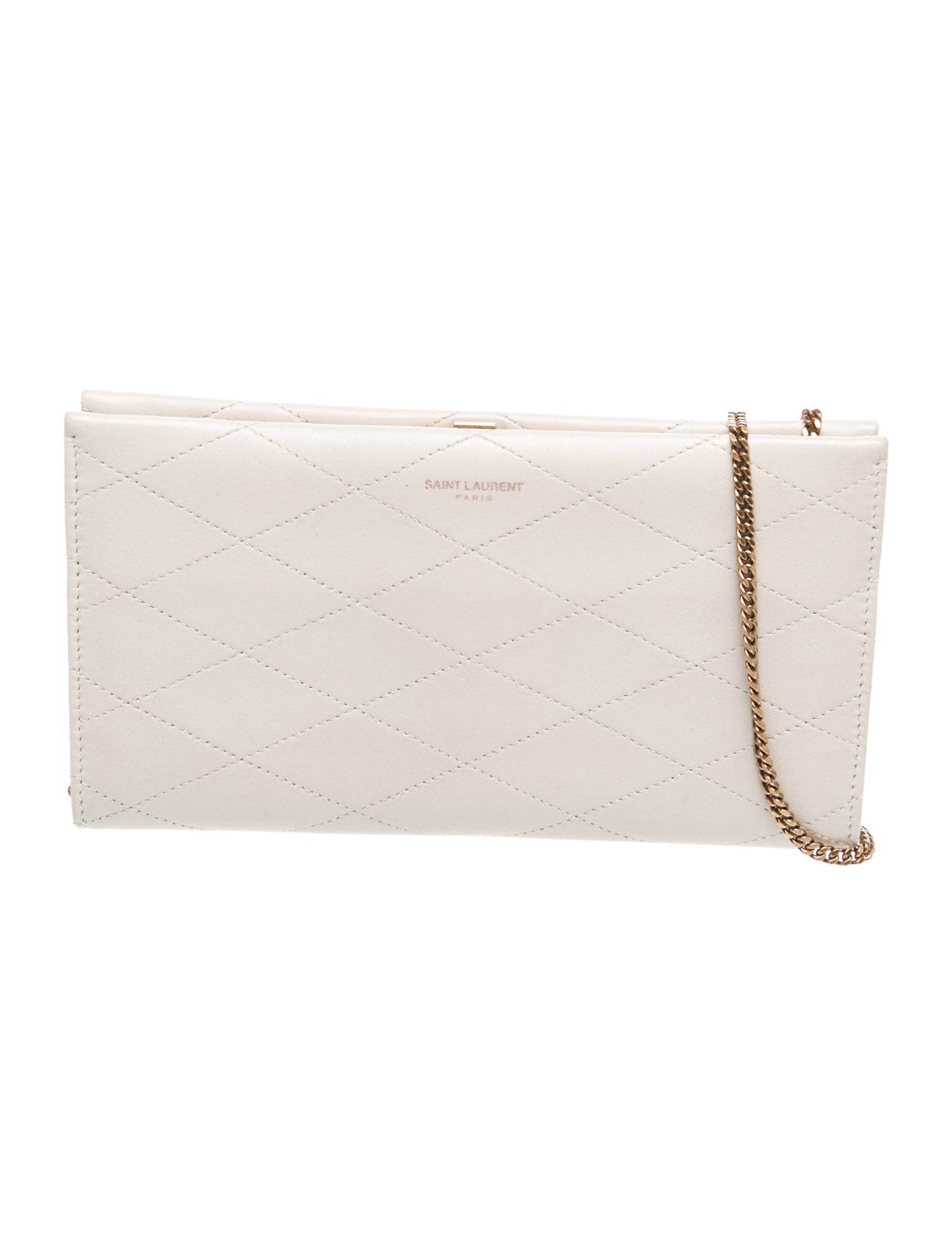 Saint Laurent Leather Clutch