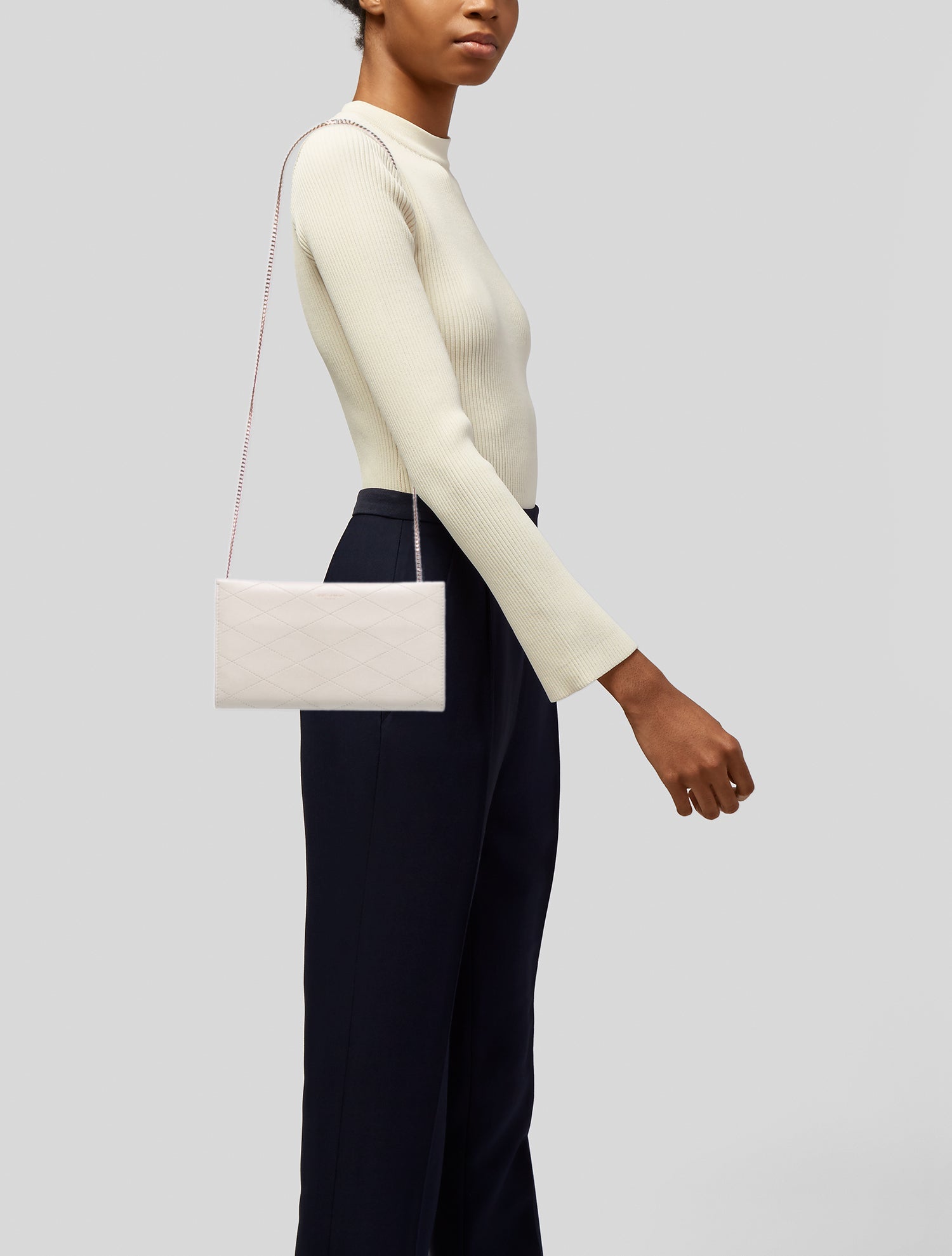 Saint Laurent Leather Clutch