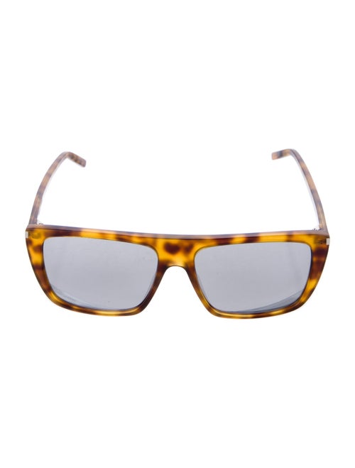 Saint Laurent Square Mirrored Sunglasses