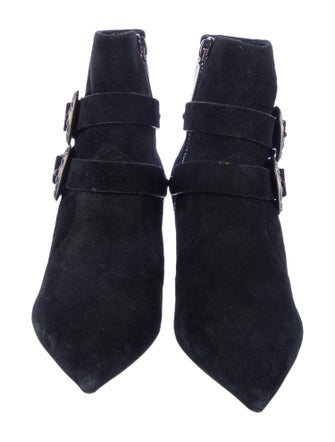 Saint Laurent Suede Sock Boots