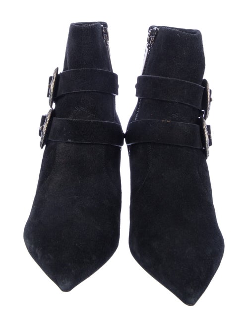 Saint Laurent Suede Sock Boots