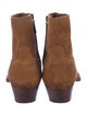 Saint Laurent Suede Western Boots