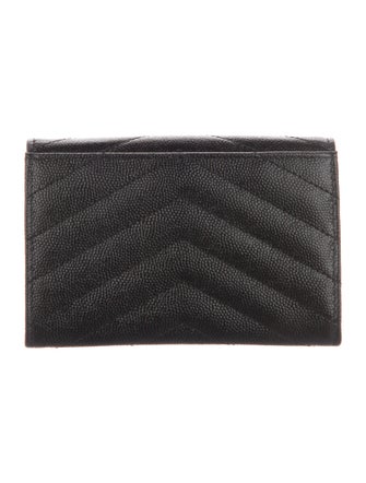 Saint Laurent 2022 Leather Compact Wallet