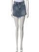 Saint Laurent Distressed Accents Mini Skirt