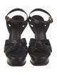 Saint Laurent Leather T-Strap Sandals