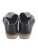 Saint Laurent Signature Logo Leather Espadrilles