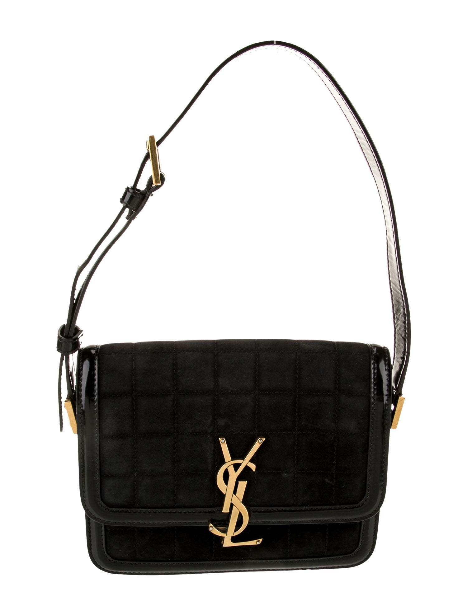 Saint Laurent Suede Solferino Medium