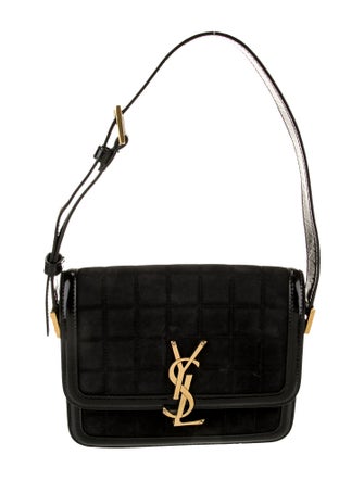 Saint Laurent Suede Solferino Medium