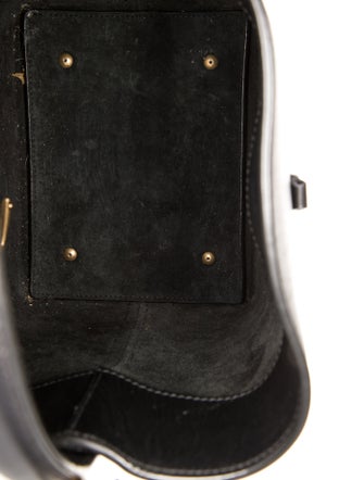 Saint Laurent Leather Top Handle Bag Small 2023