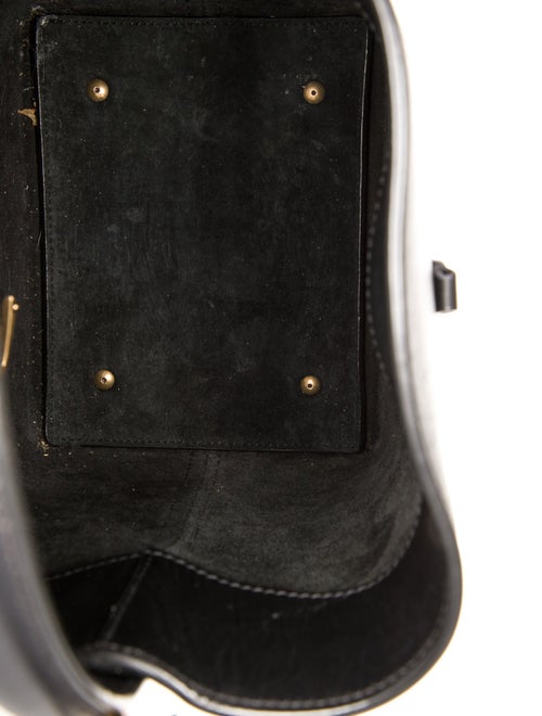 Saint Laurent Leather Top Handle Bag Small 2023