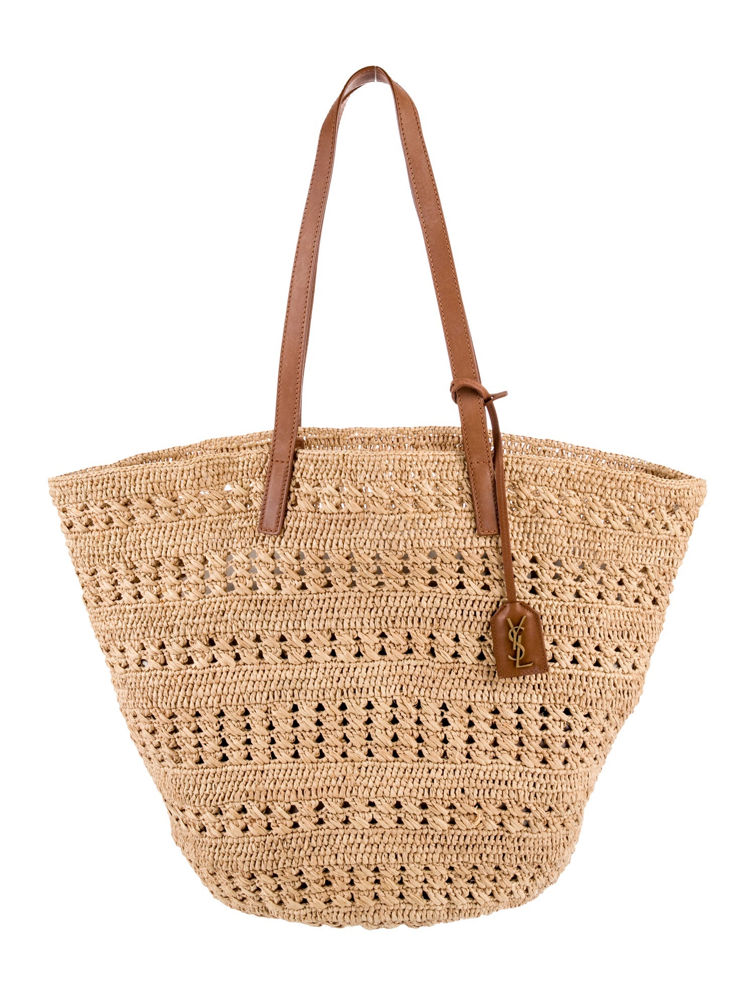 Saint Laurent Raffia Panier Medium 2023