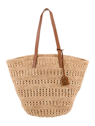 Saint Laurent Raffia Panier Medium 2023