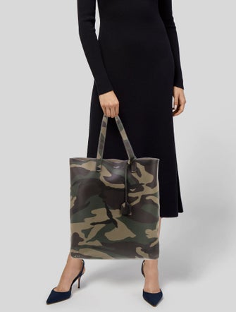 Saint Laurent Leather Tote