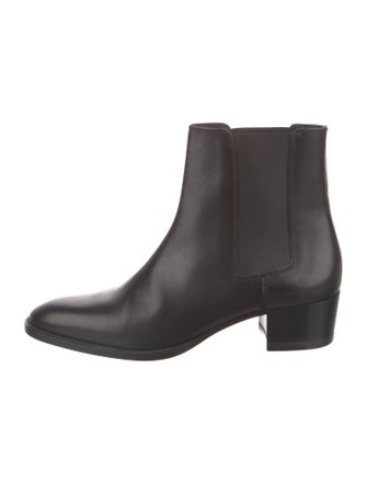 Saint Laurent Leather Chelsea Boots