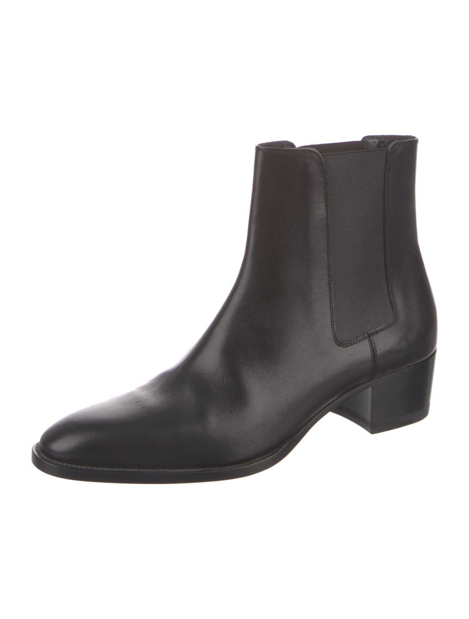 Saint Laurent Leather Chelsea Boots