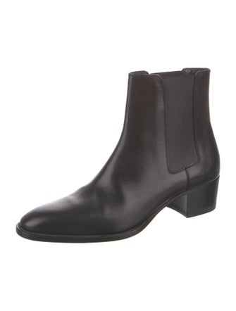 Saint Laurent Leather Chelsea Boots