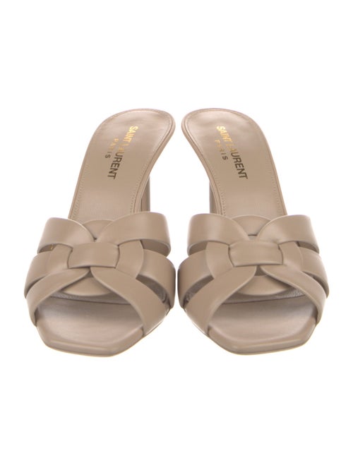 Saint Laurent Leather Slides