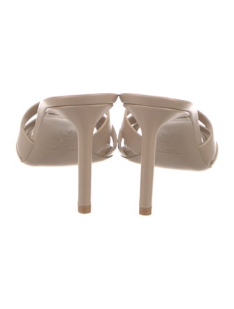 Saint Laurent Leather Slides