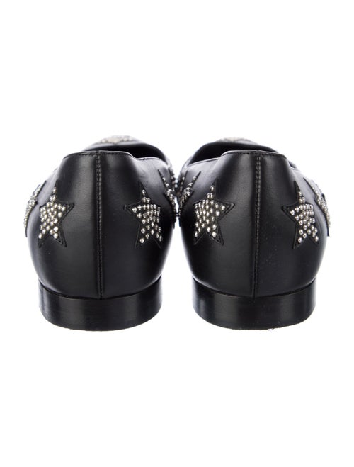 Saint Laurent Leather Studded Accents Flats