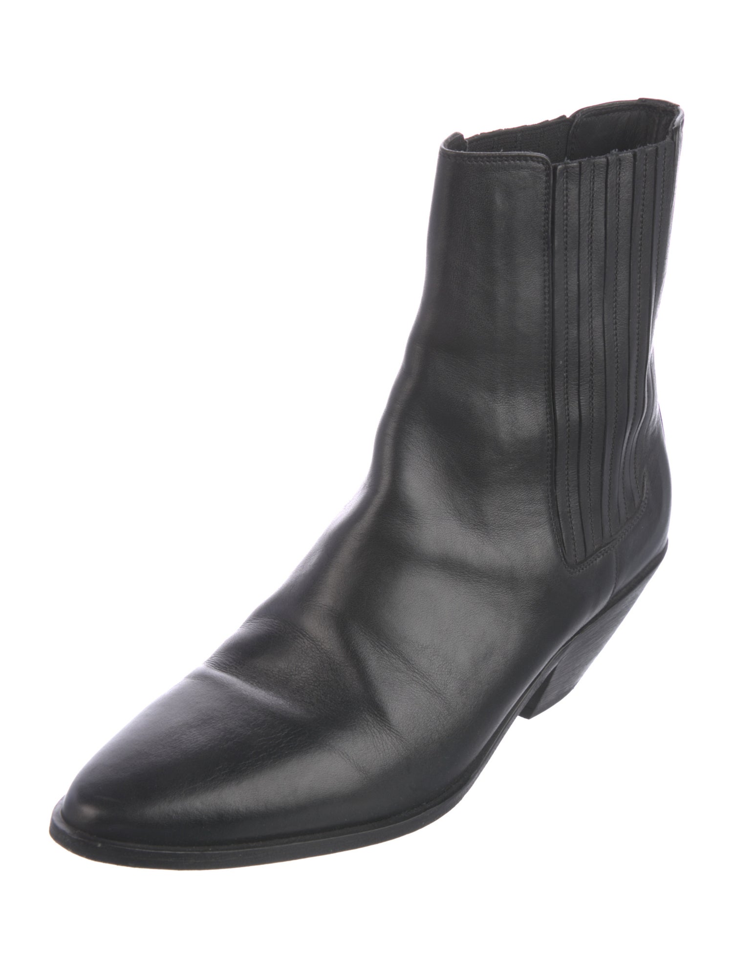 Saint Laurent Leather Chelsea Boots