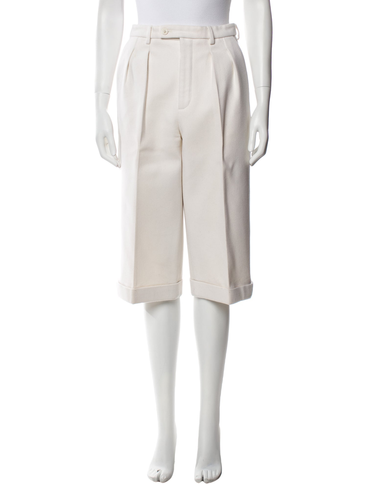 Saint Laurent Wool Wide Leg Pants