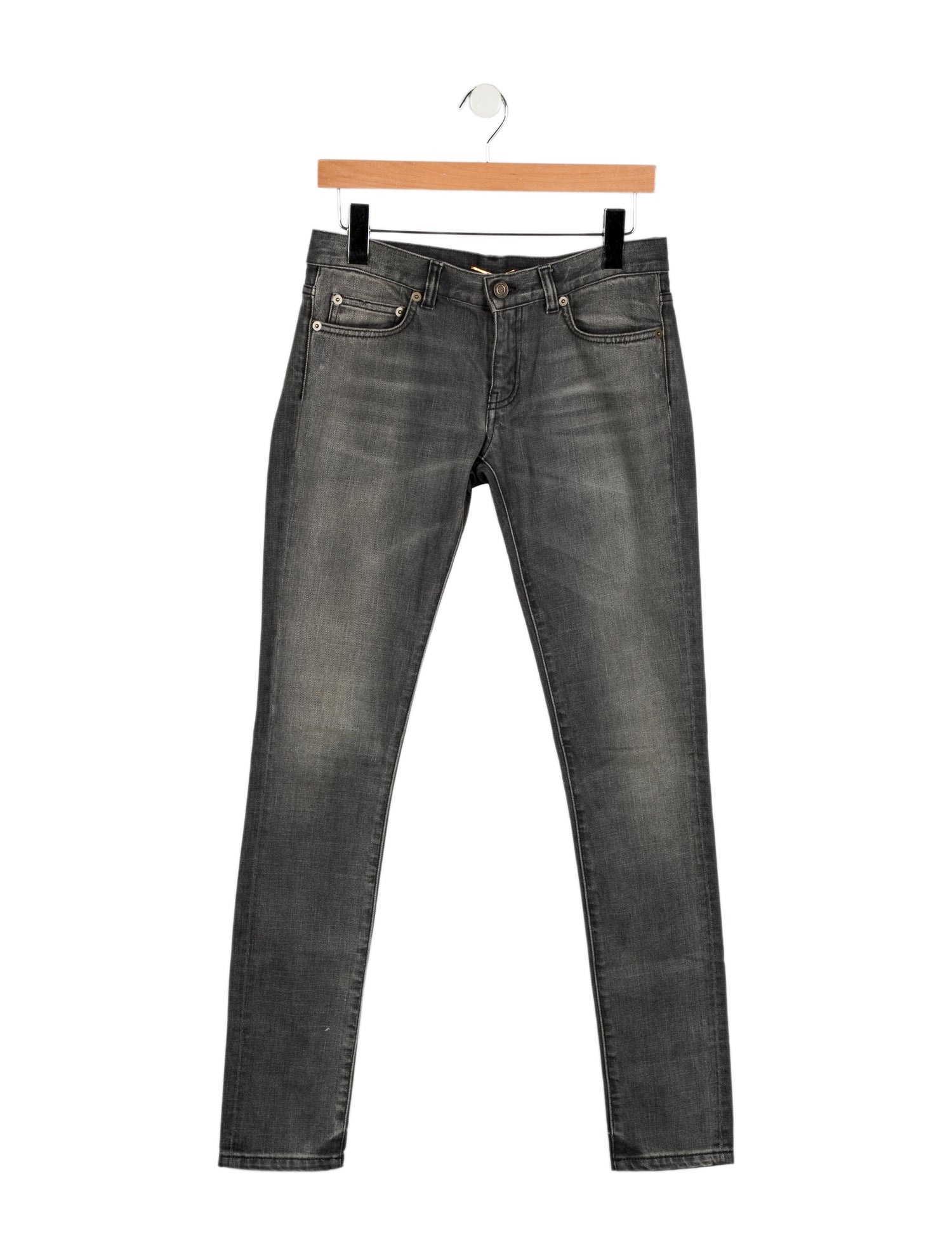 Saint Laurent Low-Rise Skinny Leg Jeans