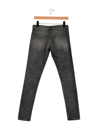 Saint Laurent Low-Rise Skinny Leg Jeans