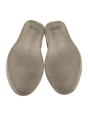 Saint Laurent Canvas Paisley Print Sneakers