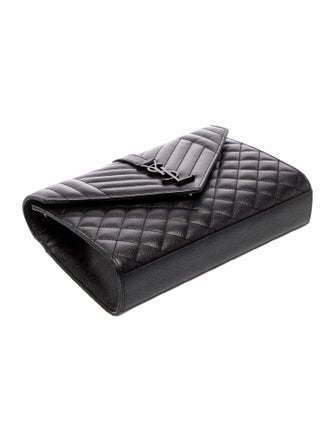Saint Laurent Quilted Envelope Medium