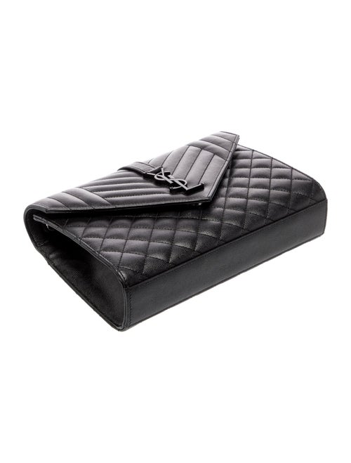 Saint Laurent Quilted Envelope Medium